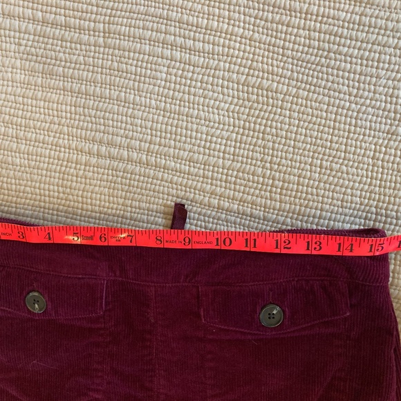 Boden cranberry wide-wale corduroy skirt - Picture 5 of 10
